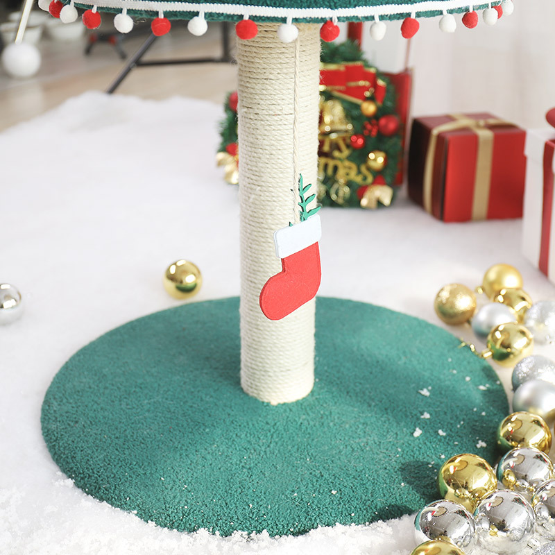 Christmas Cat Tree Small Cat Tower Cats Climbing Tree Cat Condo Cats Nest Scratch Posts kitten Essentials Cat Climber - Blue