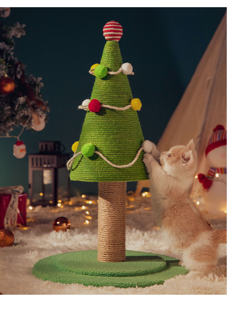 Christmas Tree Cat Proof Tree Cat Tower Cats Climbing Tree Cat Condo Cats Nest Scratch Posts kitten Essentials Cat Climber - Medium