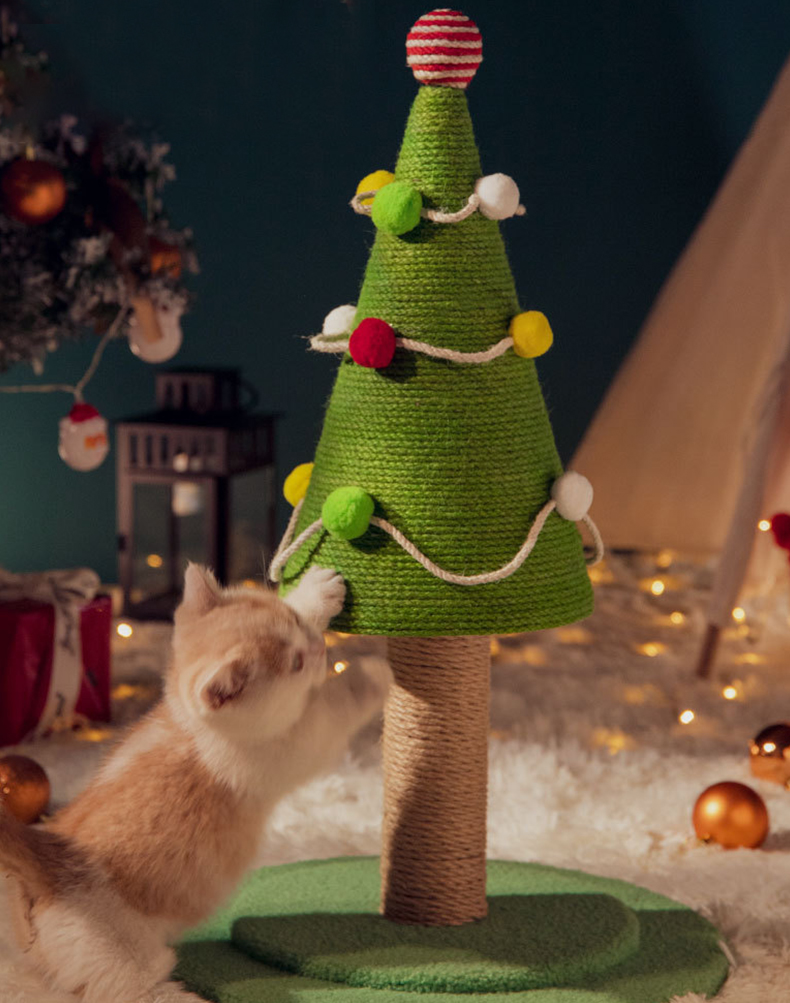 Christmas Tree Cat Proof Tree Cat Tower Cats Climbing Tree Cat Condo Cats Nest Scratch Posts kitten Essentials Cat Climber - Medium