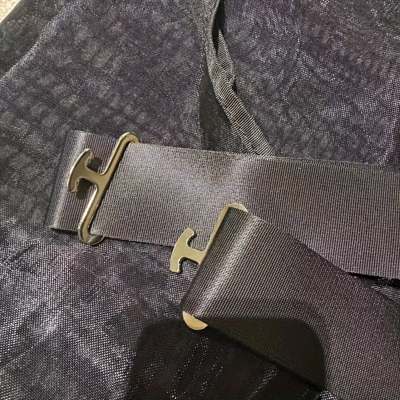 Factory Direct Nylon Horse Care Large Breed Summer Comfort Equestrian Gear With Breathable Fly Repellent - Black