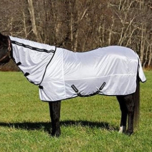 Factory Direct Polyester Horse Care Large Breed Summer Comfort Equestrian Gear with Breathable Waterproof - White