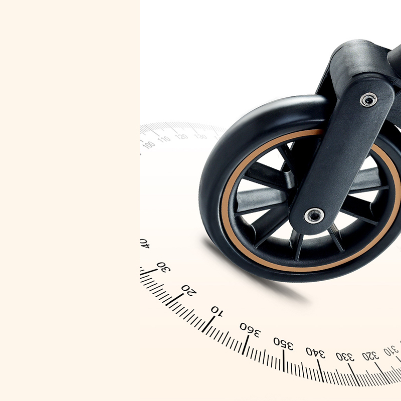 Foldable Pet Stroller With Wheels Multifunctional Aluminum Removable Cats Dogs Bags Storage Basket Travel Outdoor - Khaki