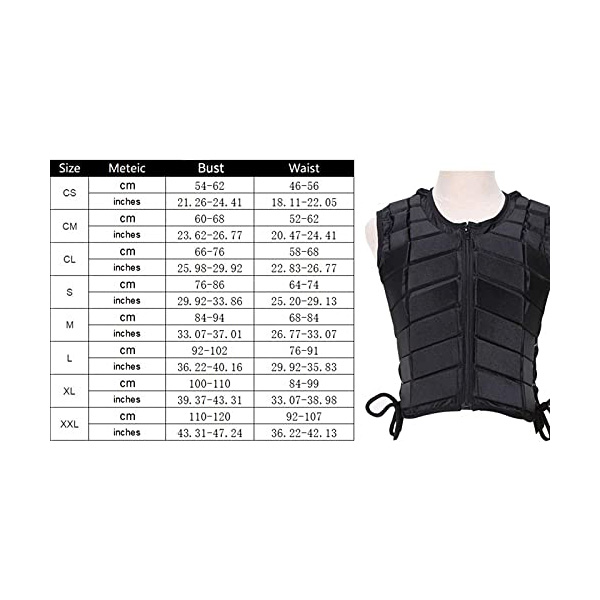 Professional Horse Riding Safety Equestrian Protective Vest Protector Shock Absorption EVA Padded Comfortable Breathable - Red