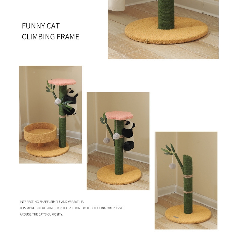 Kitten Cat Small Cat Tower For Indoor Cats Climbing Tree Cat Condo Scratching Post kitten Essentials Cat Climber - Scratch Posts