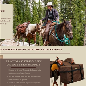 Multi-Purpose Horse Horse Storage Bag Equestrian Saddle Bag With Water Bottle Holder Durable Oxford Fabric Fit For Riders - Brown