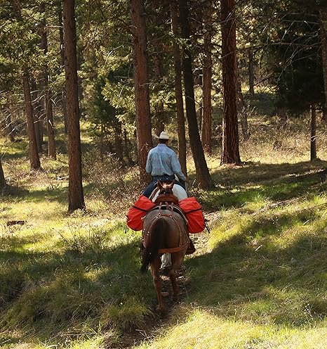 Multi-Purpose Horse Horse Storage Bag Equestrian Saddle Bag With Water Bottle Holder Durable Oxford Fabric Fit For Riders - Brown