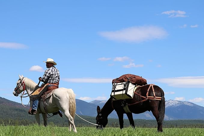 Multi-Purpose Horse Supplies Equestrian Canvas Bag With Water Bottle Holder Durable Nylon Fabric Fit For Riders - White
