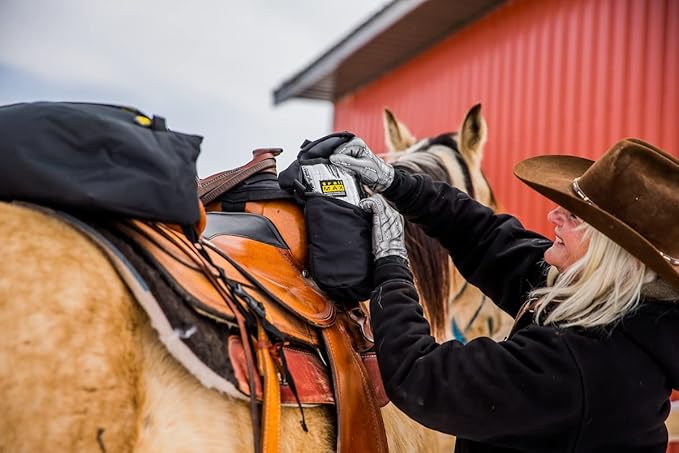 Multi-Purpose Horse Supplies Equestrian Canvas Bag With Water Bottle Holder Durable Oxford Fabric Fit For Riders - Brown