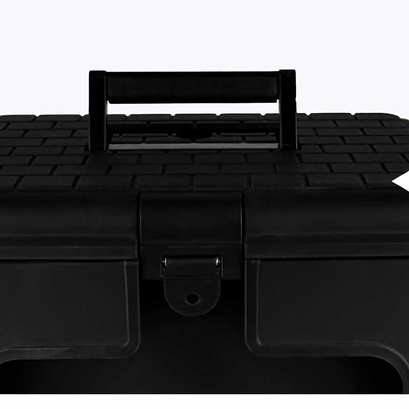 Multifunctional Horse Grooming Tool Storage Box Durable Abs Resin Ideal For Storing Horse Washing Tools Equestrian Supplies - Black