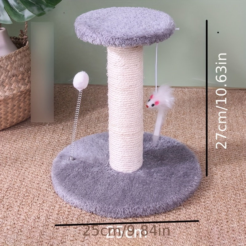 Pastoral Cat Tree Small Cat Tower Cats Climbing Tree Cat Condo Cats Nest Scratch Posts kitten Essentials Cat Climber - Simple Grey