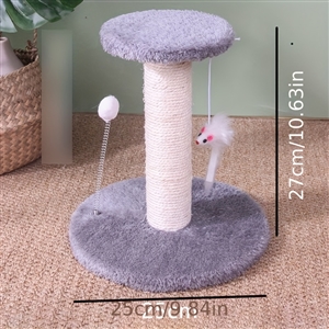 Pastoral Cat Tree Small Cat Tower Cats Climbing Tree Cat Condo Cats Nest Scratch Posts kitten Essentials Cat Climber - Simple Grey