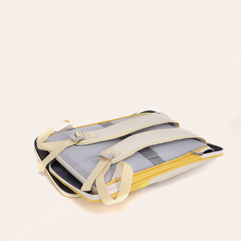 Portable Pet Backpack With Wheels Durable Polyester Carrier For Medium Cats Dogs Bags Ideal For Travel Outdoor Use - Blue