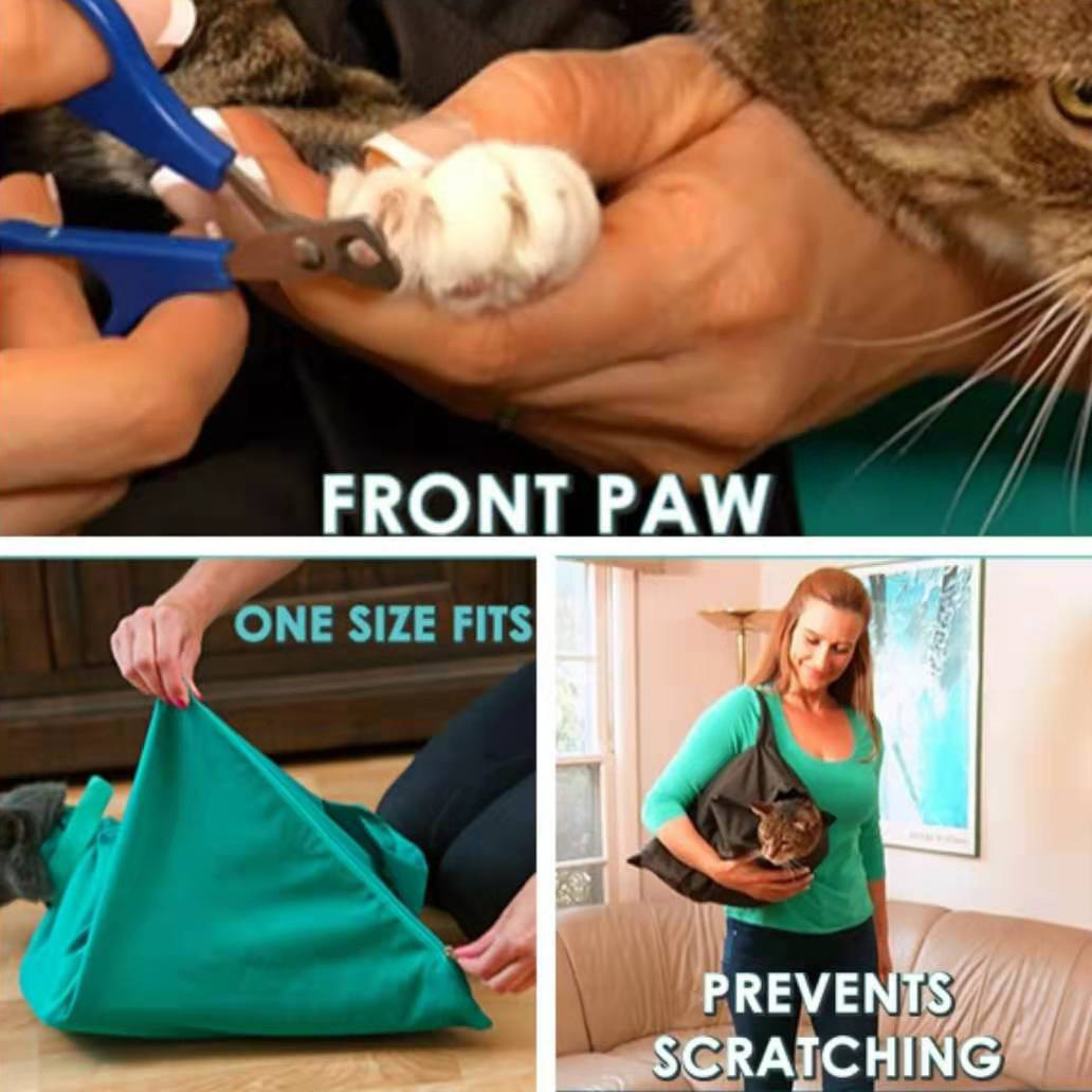 Portable Pet Messenger Bag Four Seasons Strollers Canvas Zipper Closure For Cats Dogs Ideal For Travel Outdoor Shoulders - Black