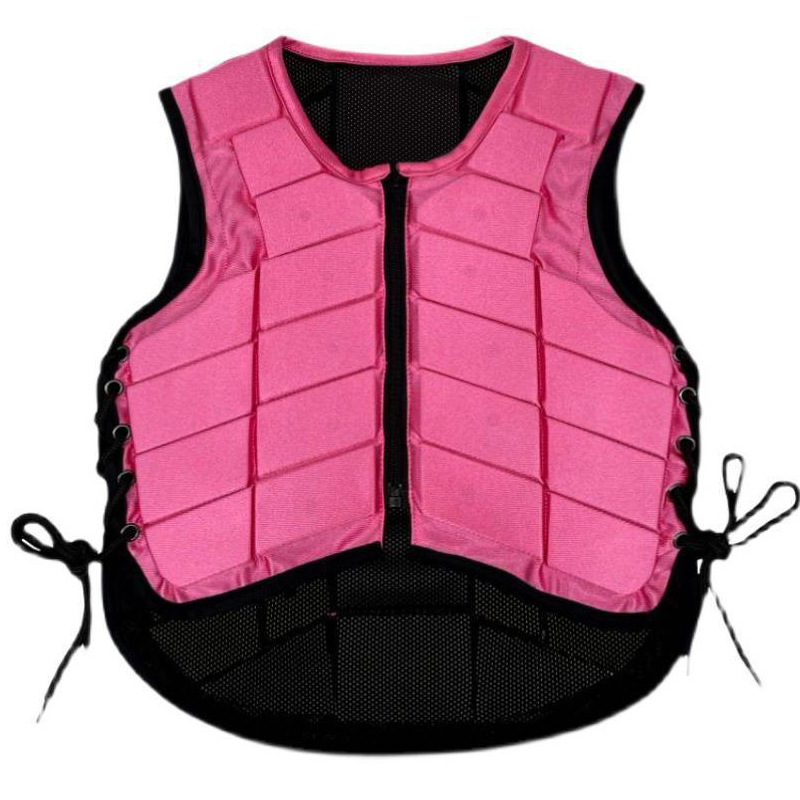 Professional Horse Riding Safety Equestrian Protective Vest Protector Shock Absorption EVA Padded Comfortable Breathable - Pink