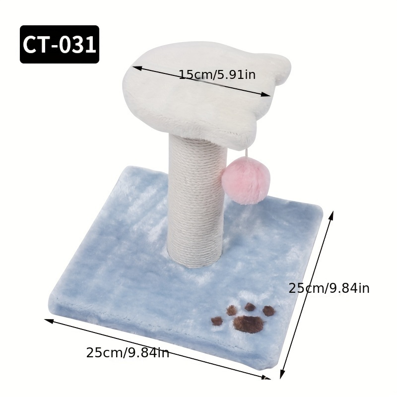 Small Cat Tree For Indoor Cats Climbing Tree Cat Condo Scratching Post Cat Toy Cat Climbing Shelf Cat Climber - Grey