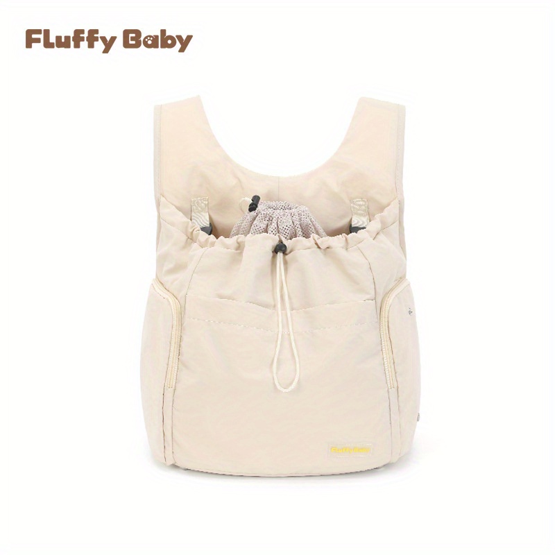 Summer Pet Travel Diaper Bag Cat Chest Bag Large Capacity Breathable Dog Bag Portable Dog Mobile Bag - Beige