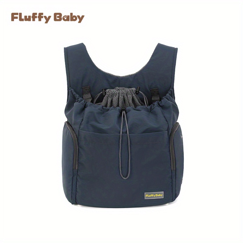 Summer Pet Travel Diaper Bag Cat Chest Bag Large Capacity Breathable Dog Bag Portable Dog Mobile Bag - Blue