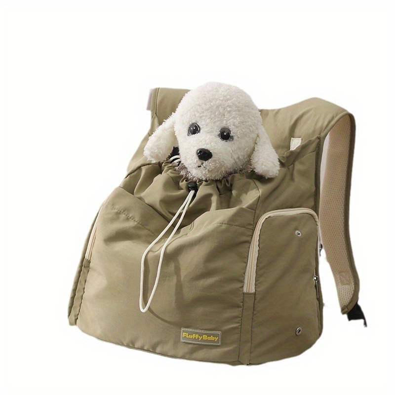 Summer Pet Travel Diaper Bag Cat Chest Bag Large Capacity Breathable Dog Bag Portable Dog Mobile Bag - Green