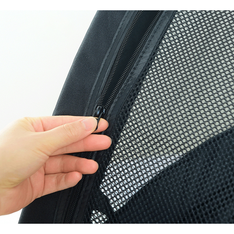 Trolley Foldable Pet Stroller Metal Disability Assistance Removable Cats Dogs Bags Storage Basket Travel Outdoor Oxford - Blue