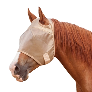 UV Protection Lycra Mosquito Repellent Summer Breathable Horse Fly Mask Rugged Ride Horse Supplies - Pink