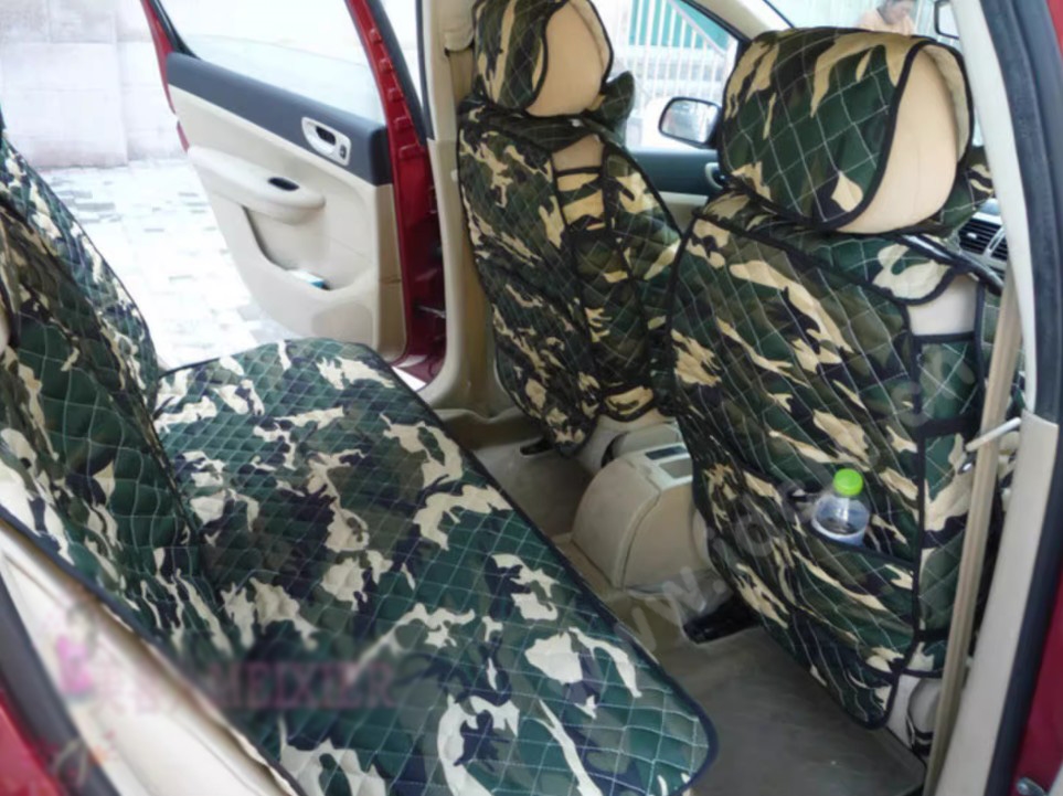 Customized Personalized Polyester Camo Rhombus Auto Seat Cushion Car Seat Covers Camouflage Sets For Vehicle - Green China