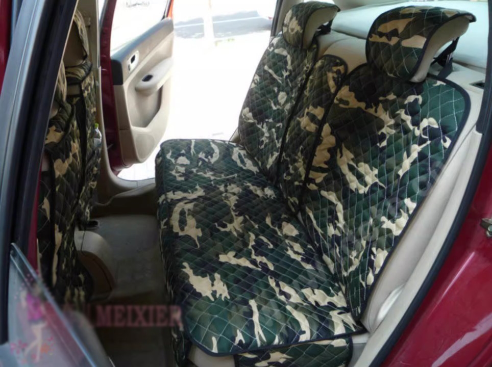 Customized Personalized Polyester Camo Rhombus Auto Seat Cushion Car Seat Covers Camouflage Sets For Vehicle - Green China