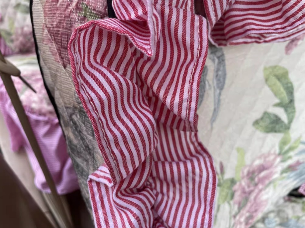 Luxury Jacquard Girly Bud Silk Seat Cushion Floral Safest Lace Countryside Custom Automobile Car Seat Cover Sets - Pink Green