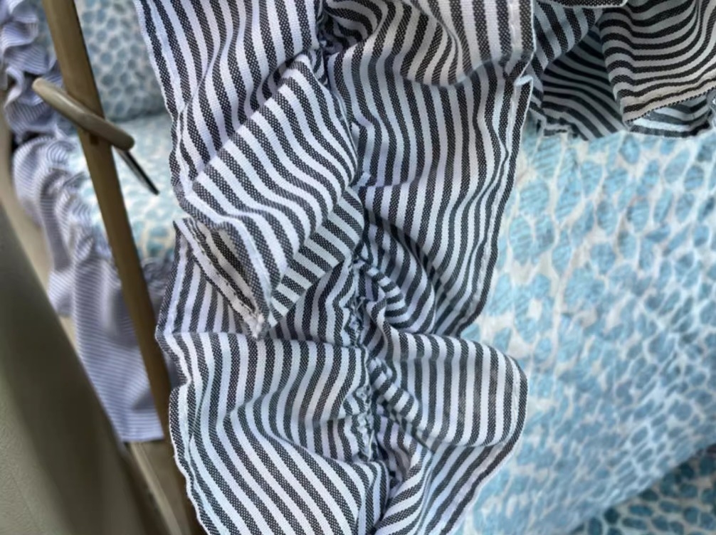 Luxury Jacquard Girly Bud Silk Seat Cushion Floral Safest Lace Countryside Customize Automotive Car Seat Cover Sets - Blue Leopard Print