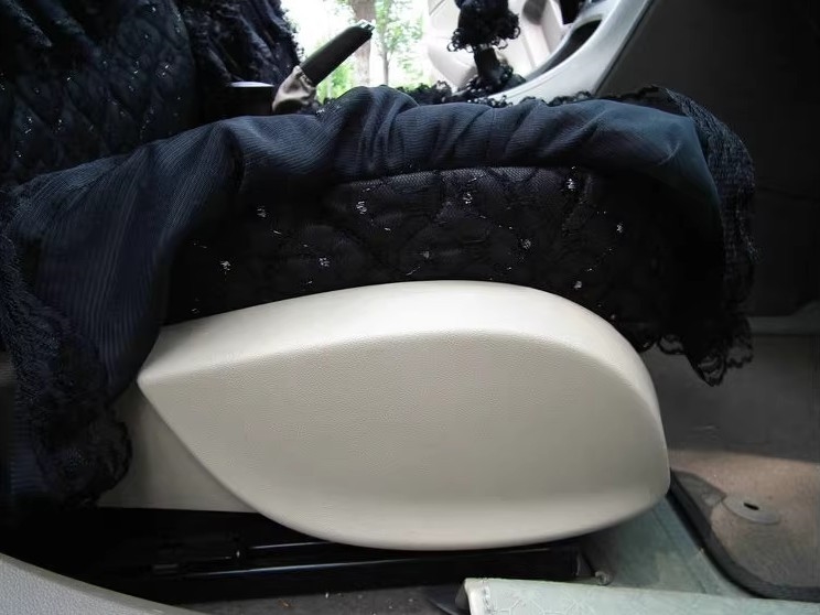 Tailored Girly Bud Silk Personalized Floral Girls Lace Cotton Custom Automobile Car Seat Cover Sets - Black Bowknot